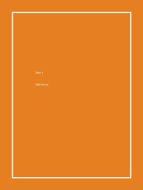 Book 4: Operations & Systems