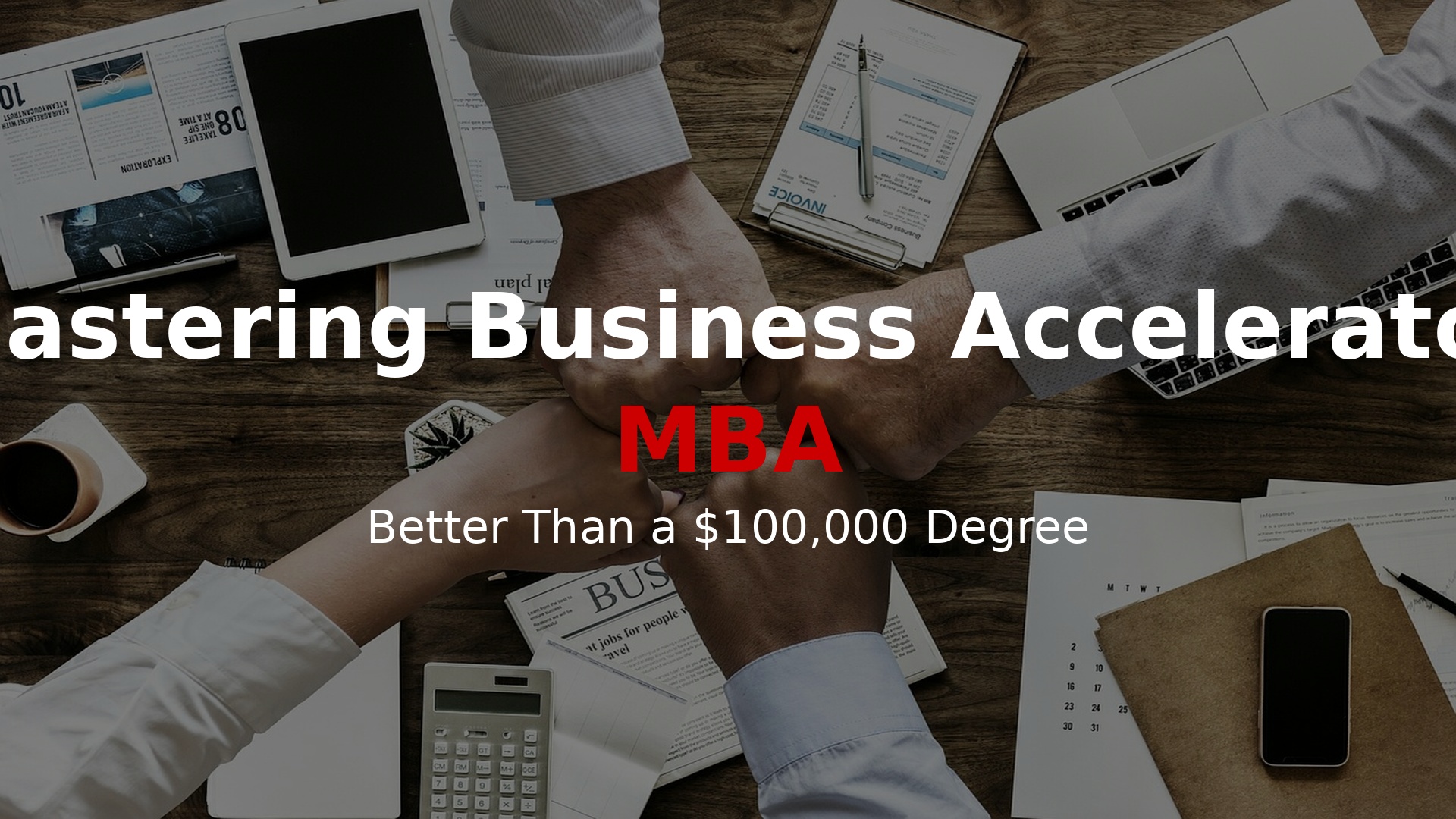 Mastering Business Accelerator (MBA) Books