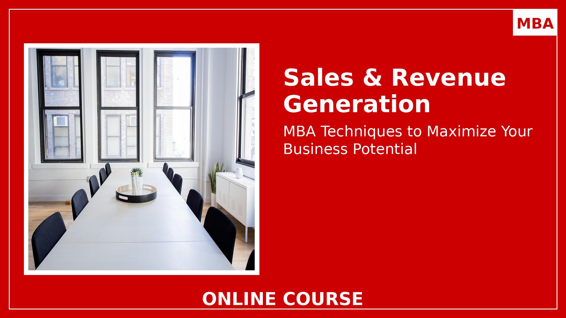 Sales & Revenue Generation Minicourse